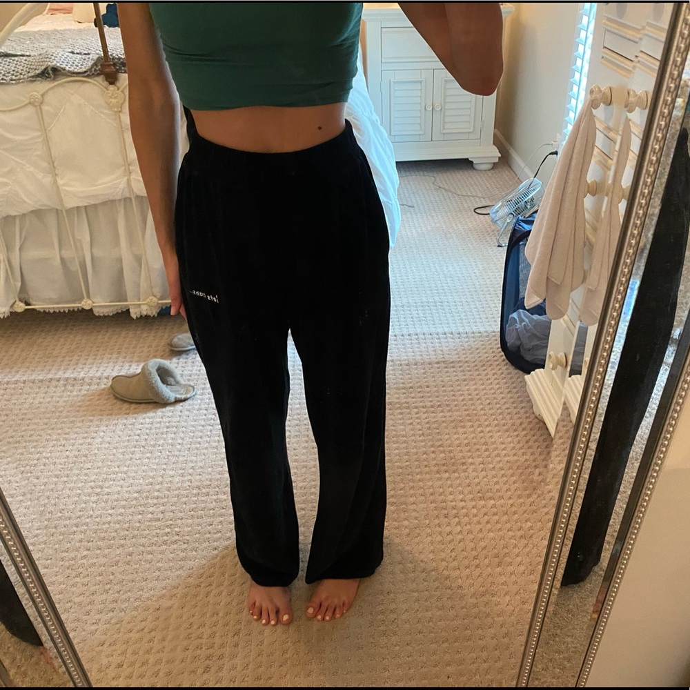 iets frans velour flare pants